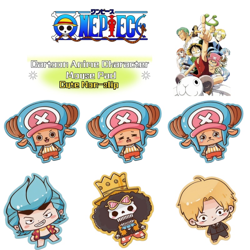 Laptop Accessory - One Piece Cartoon-Anime-Charakter, niedliches Mauspad im
