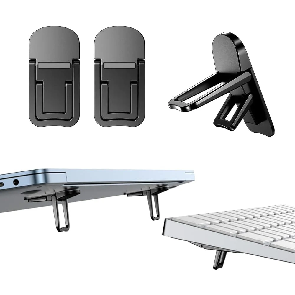 Laptop Accessories Distributor - 2-teiliges Set Faltbarer Laptop-Ständer Tragbare Notebook-Halterung