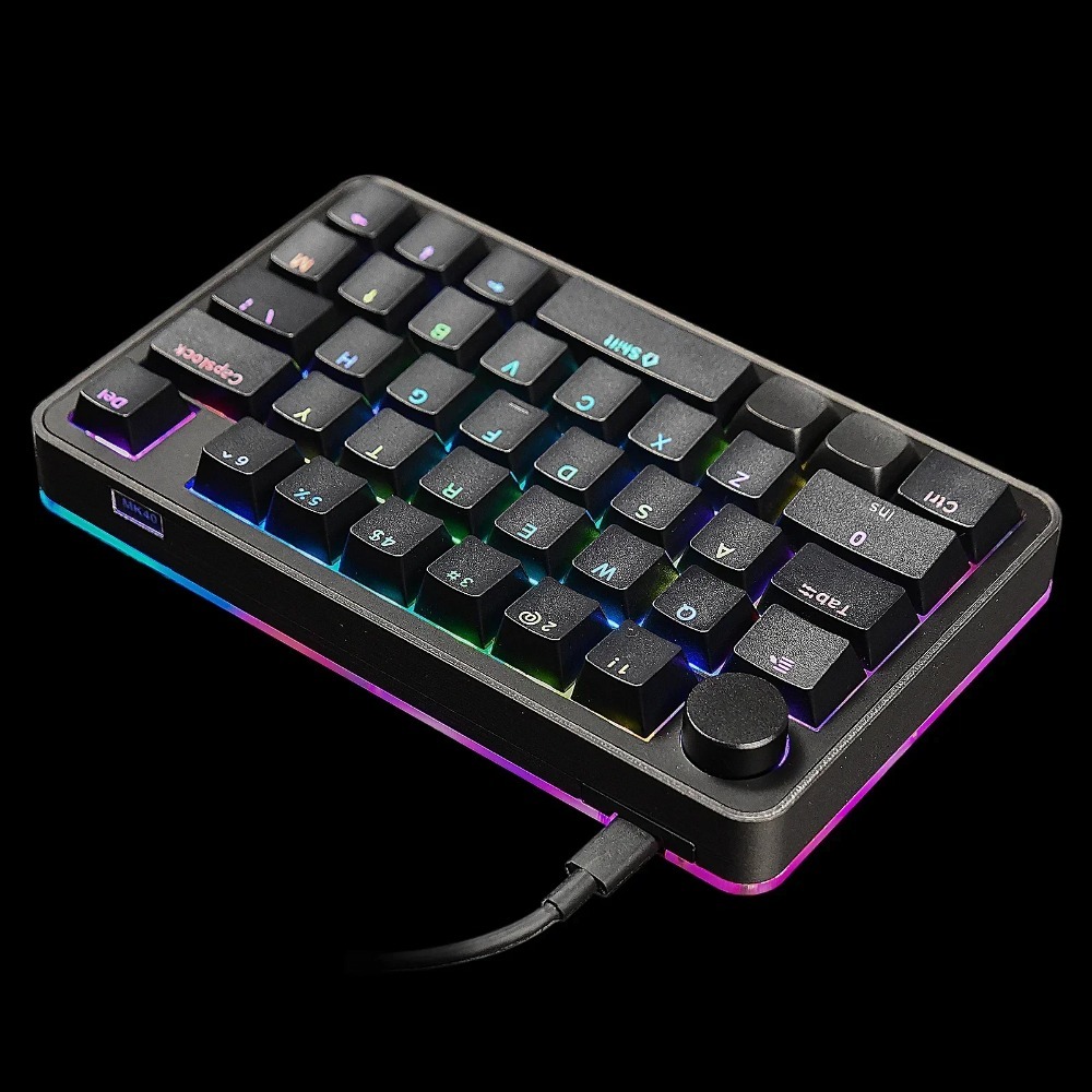 Laptop Accessories To Have - MK40 Mechanische Tastatur, linkshändig, kabelgebunden, Gaming-Tastatur
