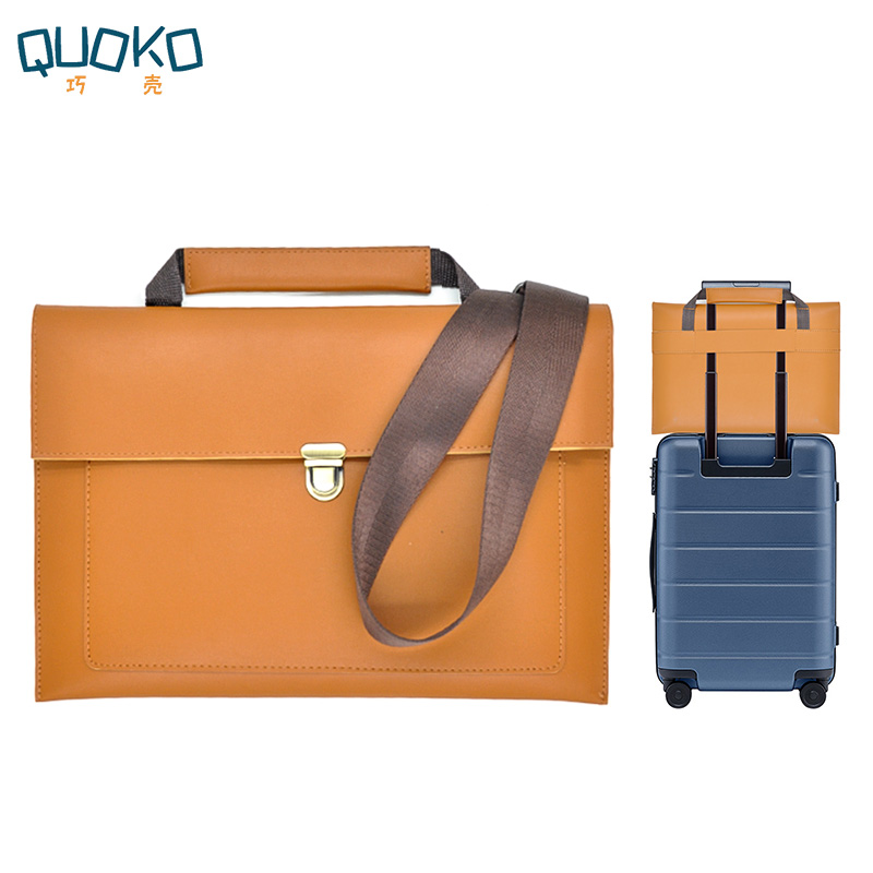 Laptop Accessories Travel Case - PU Leder frauen Laptop Tasche Notebook-tasche
