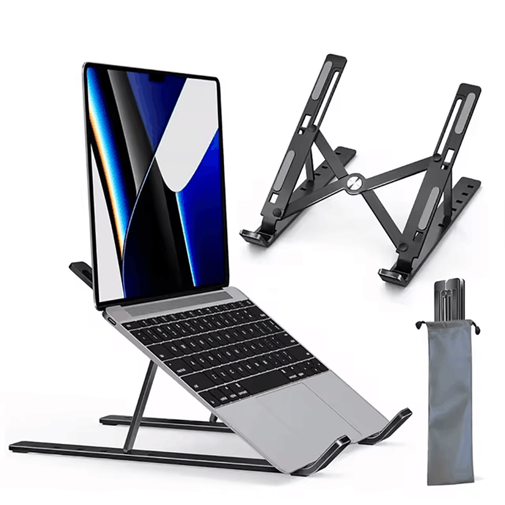 Laptop Accessories Distributor - Verstellbarer Laptop-Halter, Computer-Monitor-Halter, tragbarer, faltbarer Notebook-Ständer