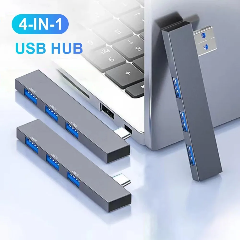 Laptop Accessories Hub - Multi-USB-Splitter OTG-Adapter USB-C-Hub 3.0 Typ C