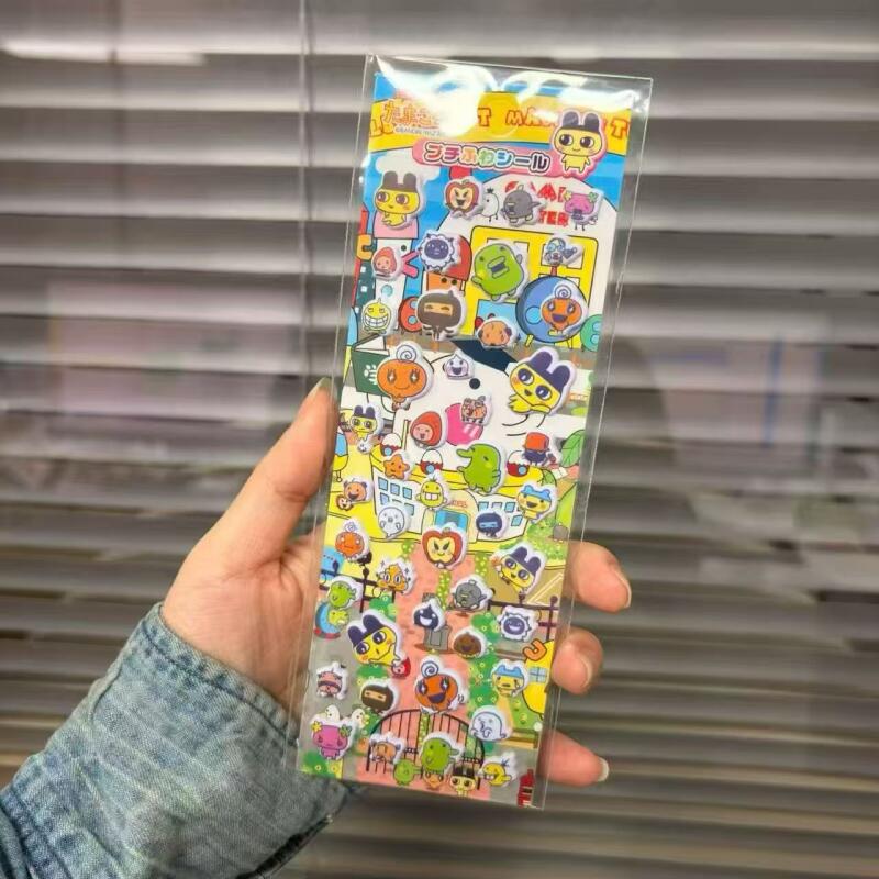 Laptop Accessory - 6 Stück Tamagotchi Cartoon Bubble Aufkleber