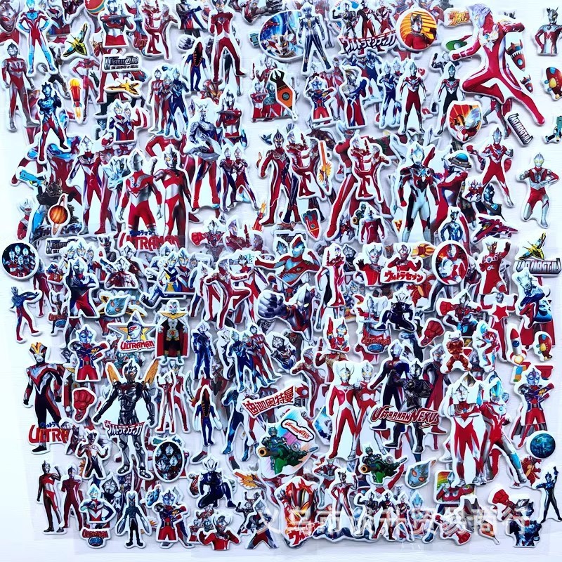 Laptop Accessories For Protection - 10 Stück Cartoon Ultraman 3D-Blasenaufkleber –