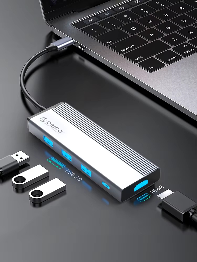 ORICO 5-in-1 USB-C-Hub Multipo – Laptop Accessories Hub Bewertung und Preis