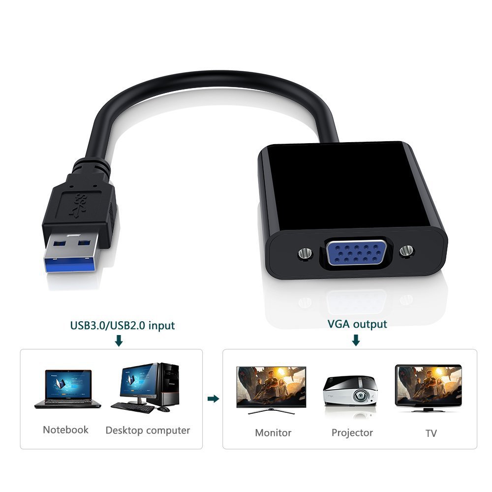 USB 3.0 zu VGA Adapter Multi-D – Laptop Accessories Distributor Bewertung und Preis