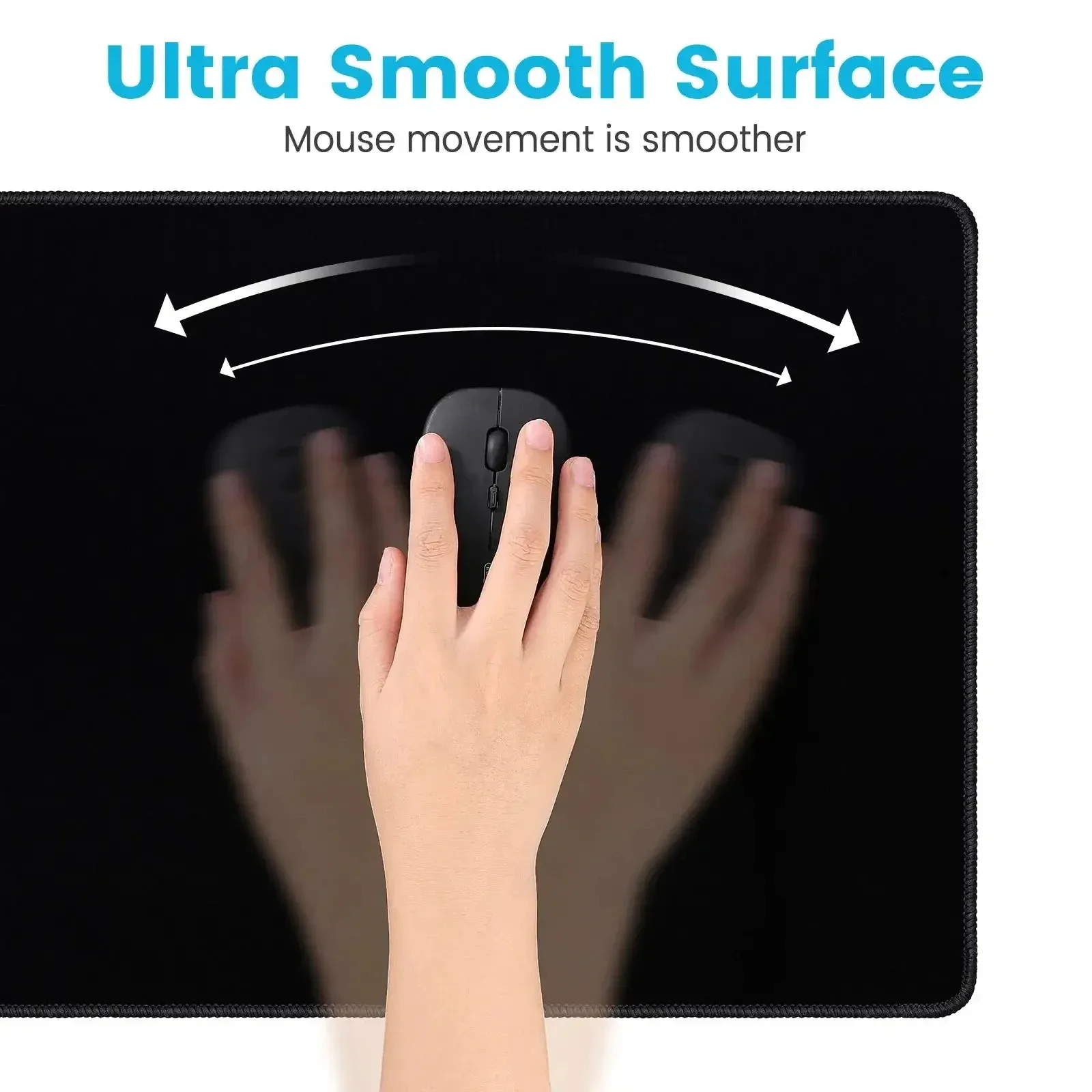 Schwarz mausepad kunst tischma – Laptop Accessories For Protection Bewertung und Preis