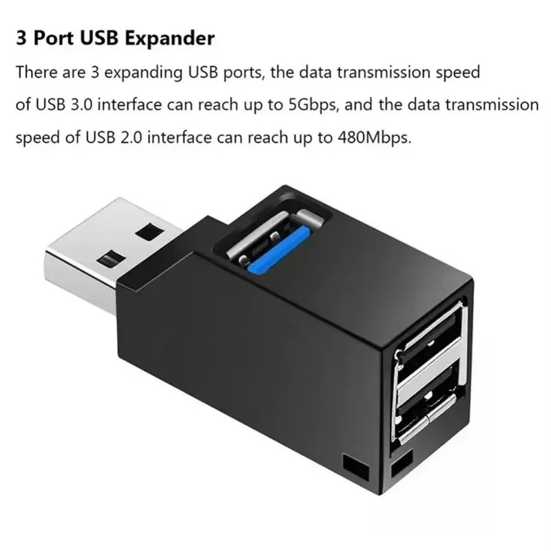 USB 3.0 2.0 Drehbarer 3-Port-H – Laptop Accessories Hub Bewertung und Preis