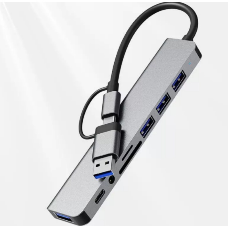 Dual-Head Typ-C 8-in-1 Multifu – Laptop Accessories Hub Bewertung und Preis