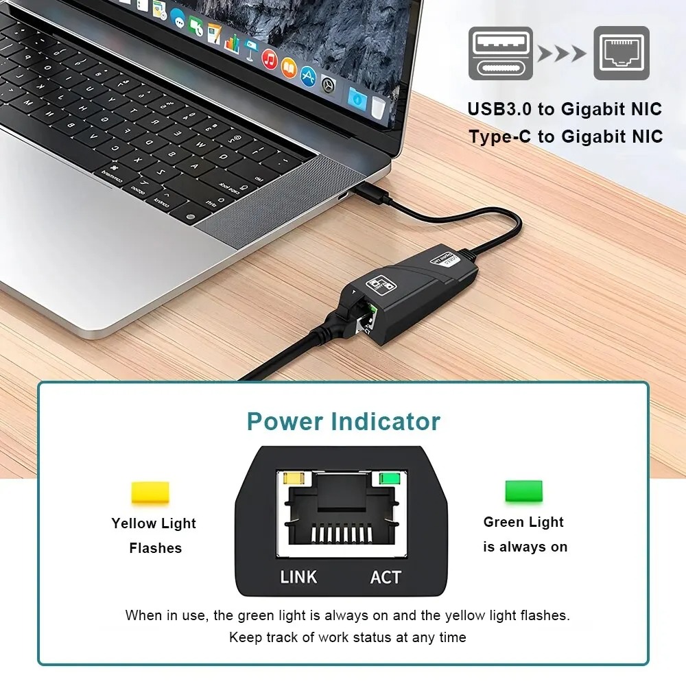 WLAN-Adapter USB 3.0 HUB Ether – Laptop Accessories Hub Bewertung und Preis