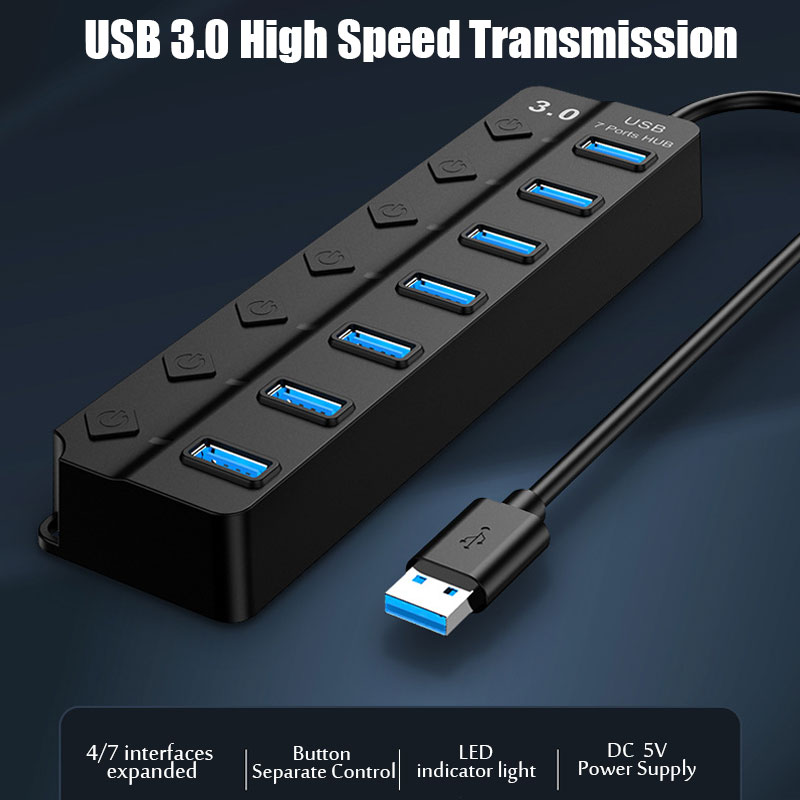 7-in-1 USB 3.0 Hub Multi-USB-S – Laptop Accessories Hub Bewertung und Preis