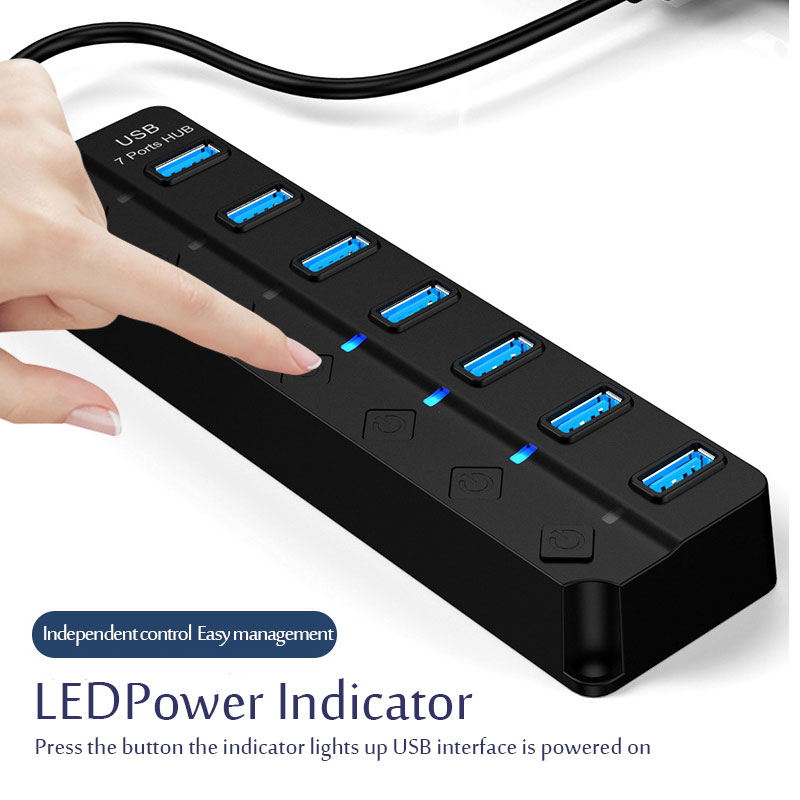 7-in-1 USB 3.0 Hub Multi-USB-S – Laptop Accessories Hub Bewertung und Preis