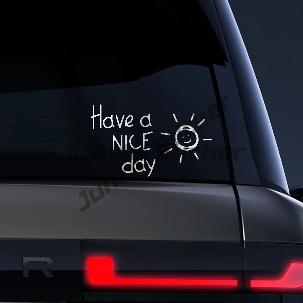 „Have A Nice Day“-Autoaufklebe – Laptop Accessories To Have Bewertung und Preis