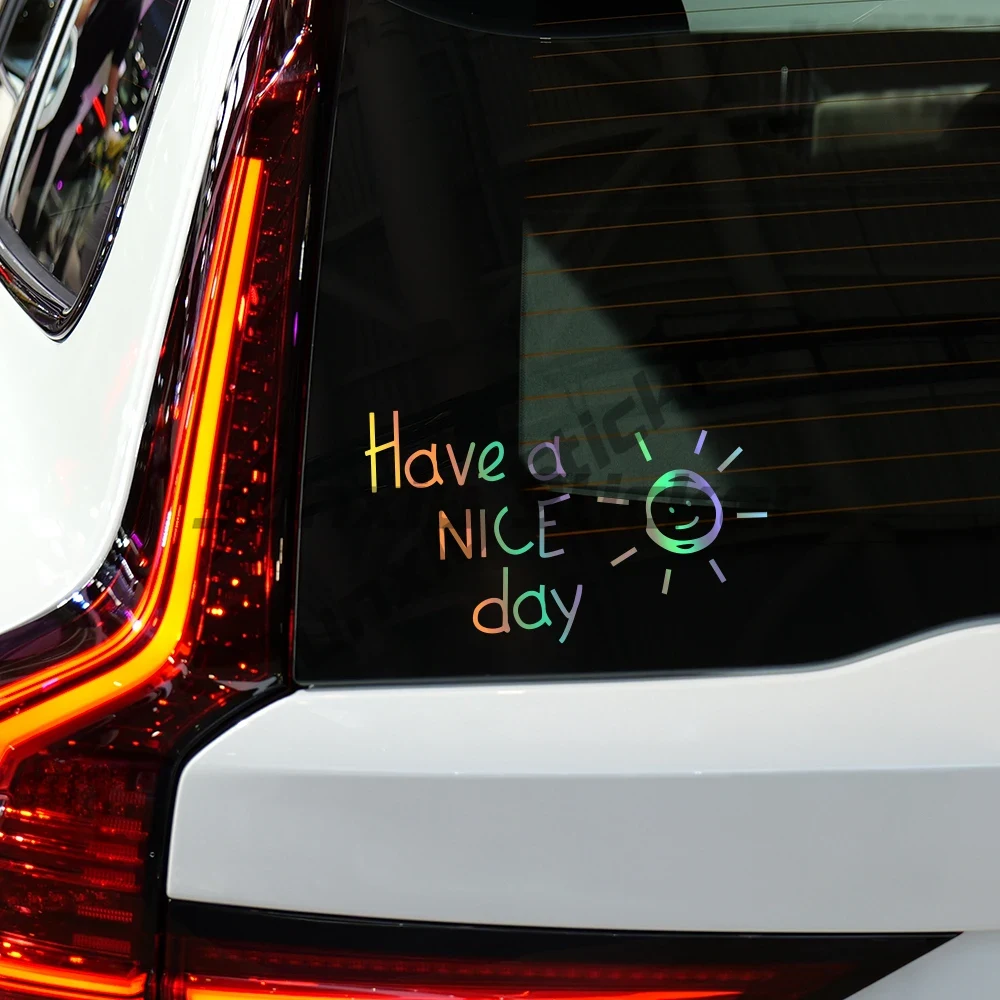 „Have A Nice Day“-Autoaufklebe – Laptop Accessories To Have Bewertung und Preis