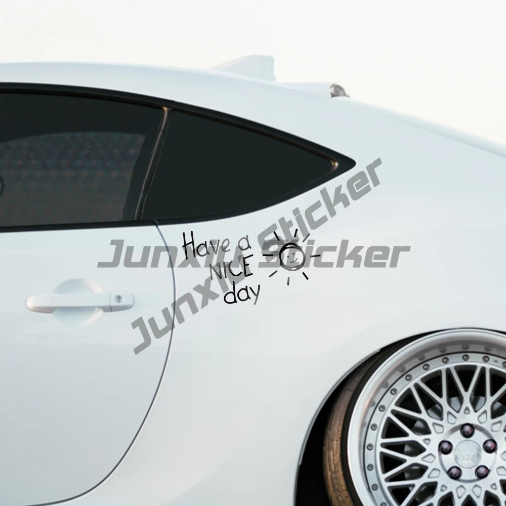 „Have A Nice Day“-Autoaufklebe – Laptop Accessories To Have Bewertung und Preis