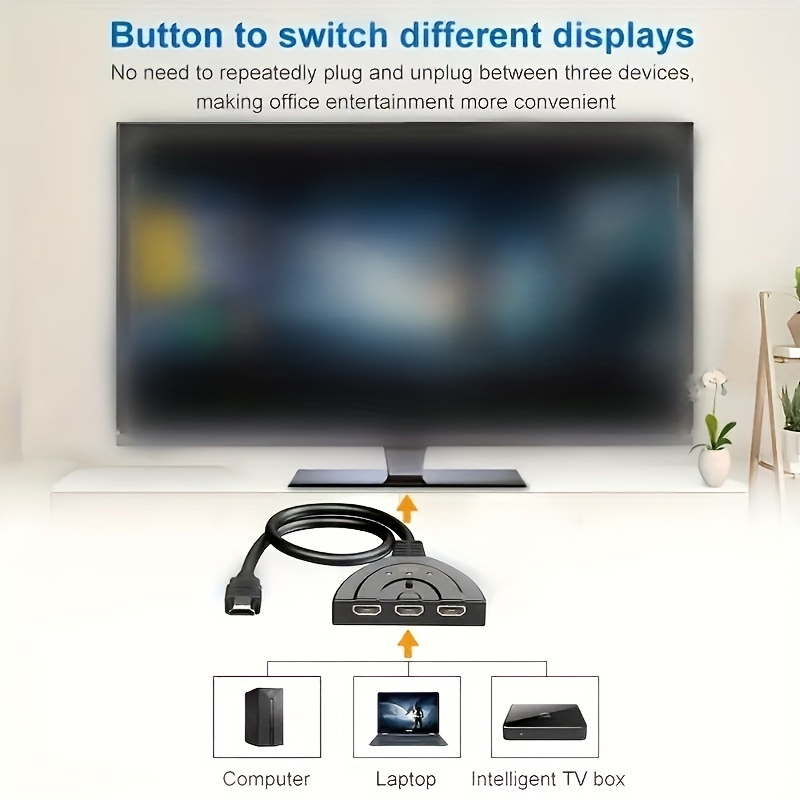 4K * 2K 3 Port HDTV-kompatible – Laptop Accessories Hub Bewertung und Preis