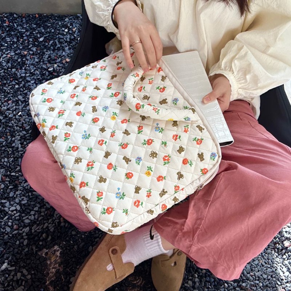 Koreanische Blumen-Laptoptasch – Laptop Accessories Travel Case Bewertung und Preis