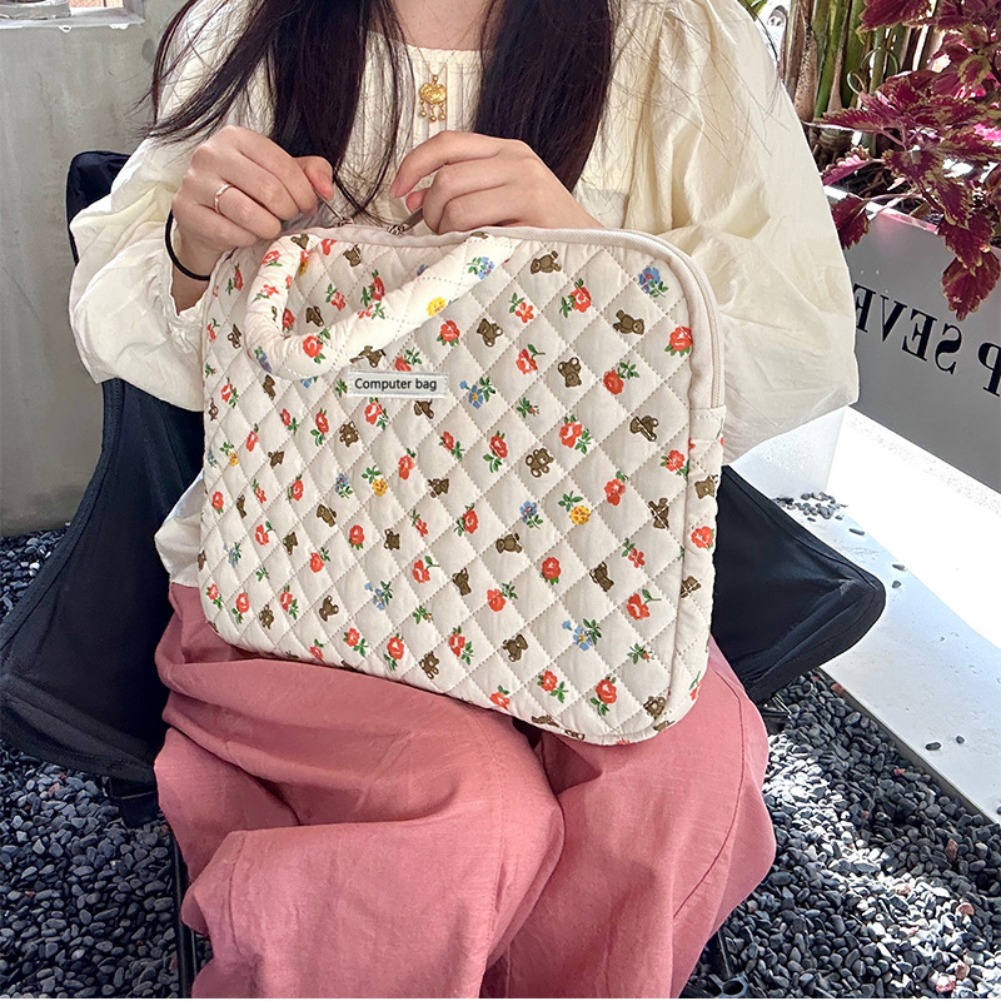 Koreanische Blumen-Laptoptasch – Laptop Accessories Travel Case Bewertung und Preis