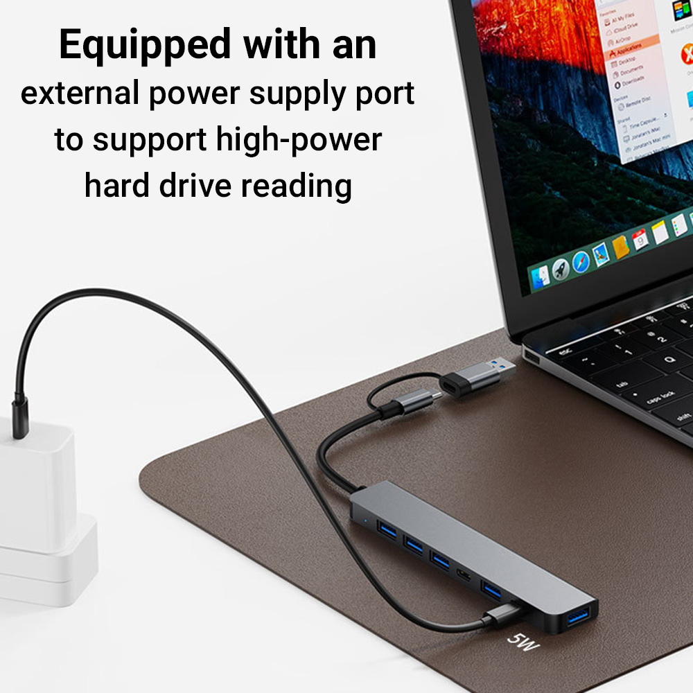 7-in-1 Dual-Head USB-C & USB D – Laptop Accessories You Need Bewertung und Preis