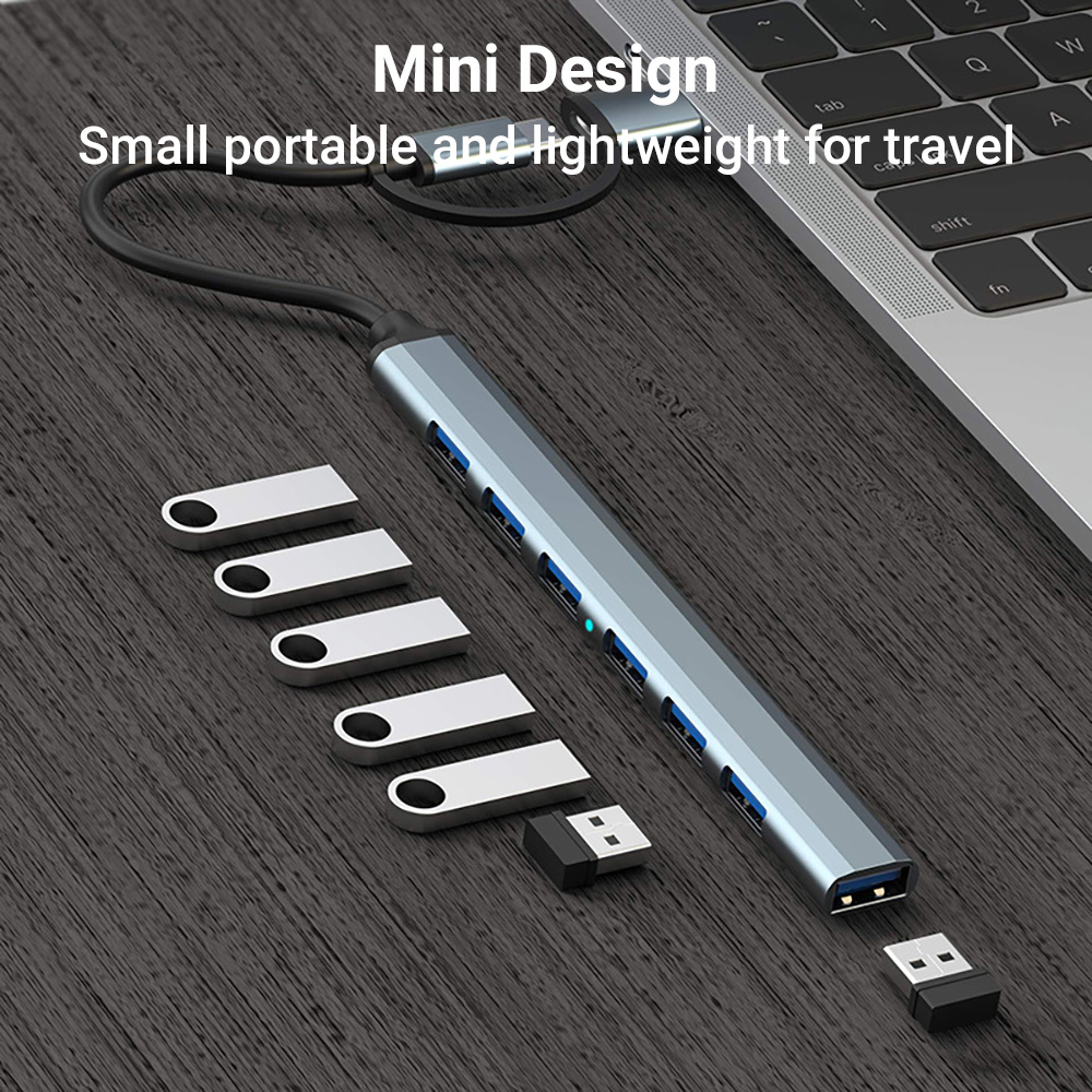 7-in-1 Dual-Head USB-C & USB D – Laptop Accessories You Need Bewertung und Preis