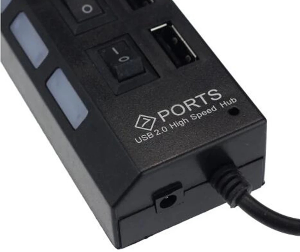 7-Port-USB-2.0-Hub-Splitter fü – Laptop Accessories Hub Bewertung und Preis