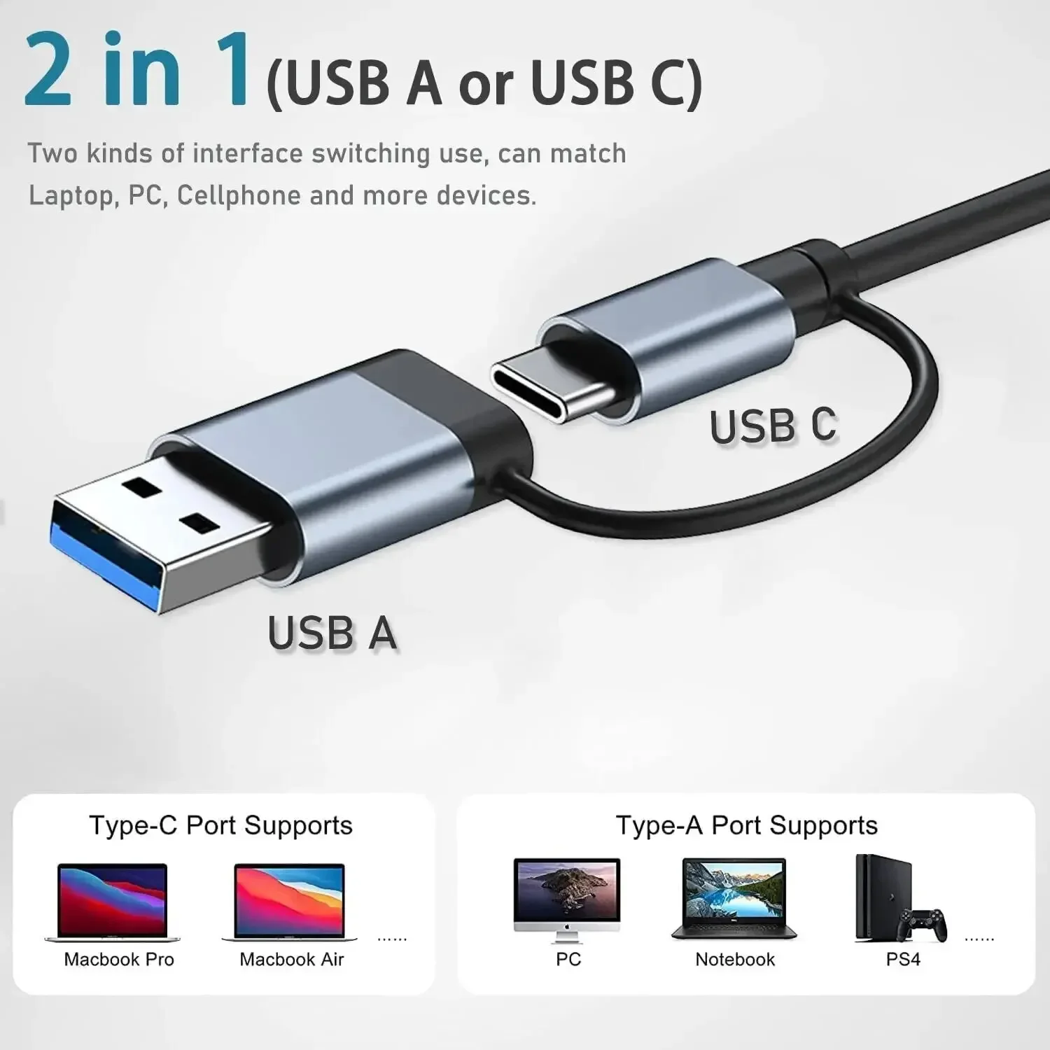 8-in-1-USB-C-Hub mit 3.0 SD/TF – Laptop Accessories Hub Bewertung und Preis