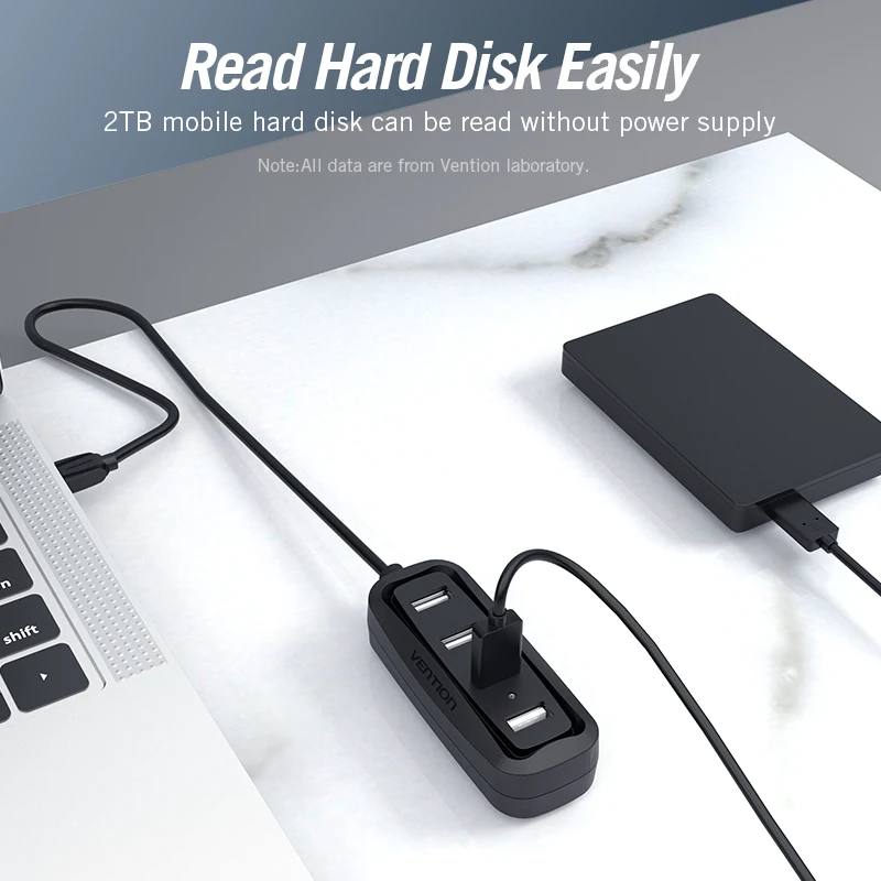 Vention USB 2.0 HUB 4-Port mit – Laptop Accessories Hub Bewertung und Preis