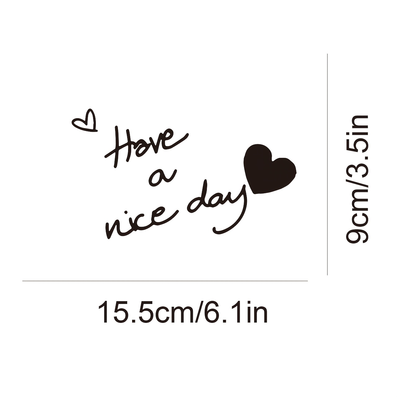 1 Stück „Have A Nice Day“-Herz – Laptop Accessories To Have Bewertung und Preis