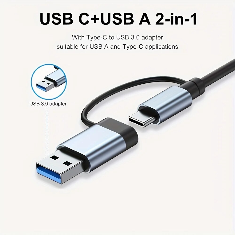 2-in-1 USB3.0-Hub mit 7 Anschl – Laptop Accessories Hub Bewertung und Preis