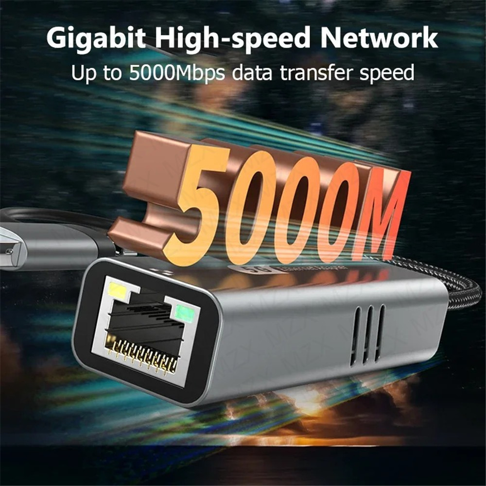 MZX 5000Mbps 5G Netzwerkkarte  – Laptop Accessories Hub Bewertung und Preis